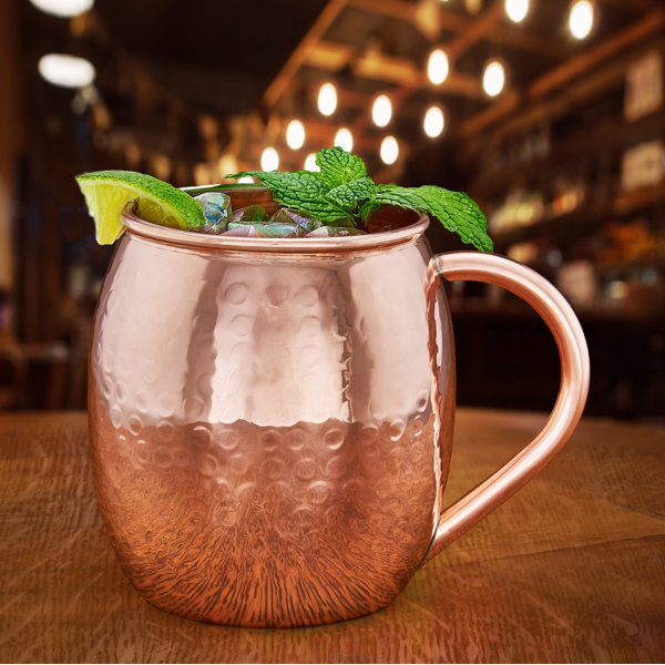 Moscow Mule Mugs, 2 Copper Mugs Great For Any Chilled Beverage, Beer